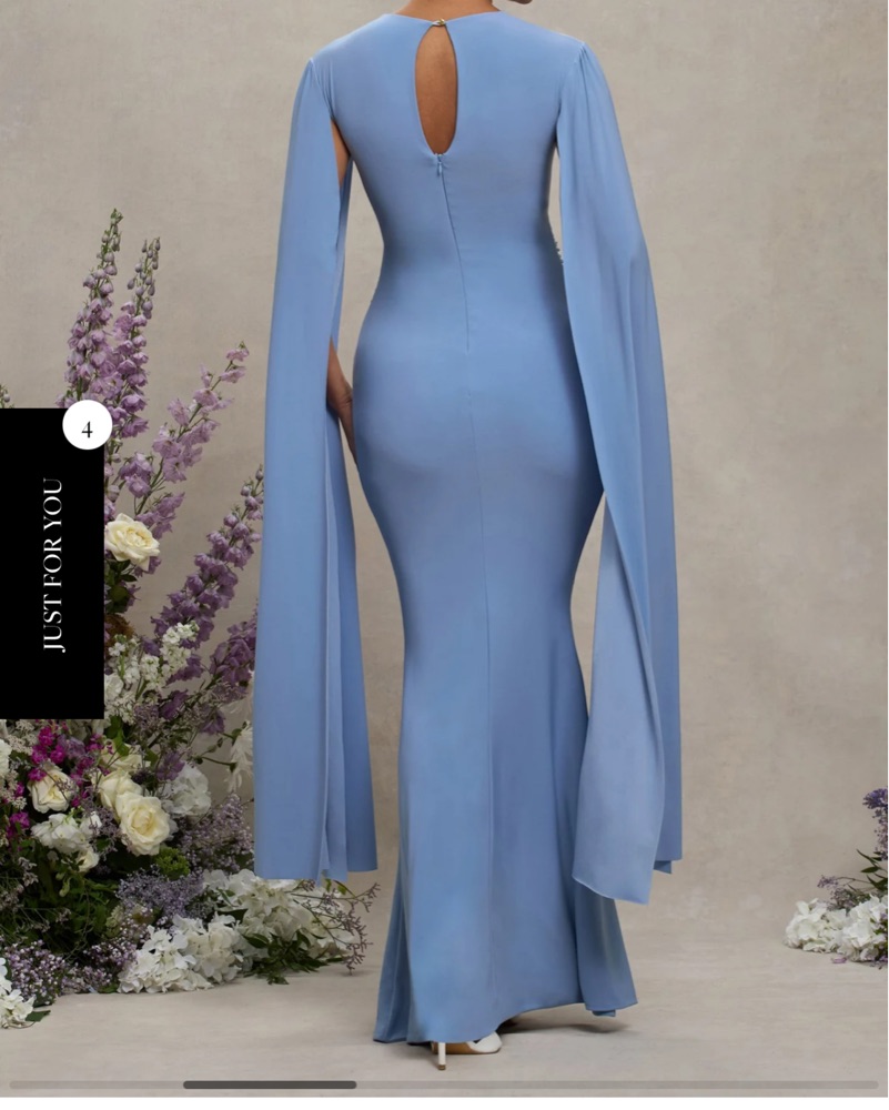 white christmas dresses Divine Timing Bottle Green Maternity Maxi Dress With Cape Sleeves – Club L  London main image 0
