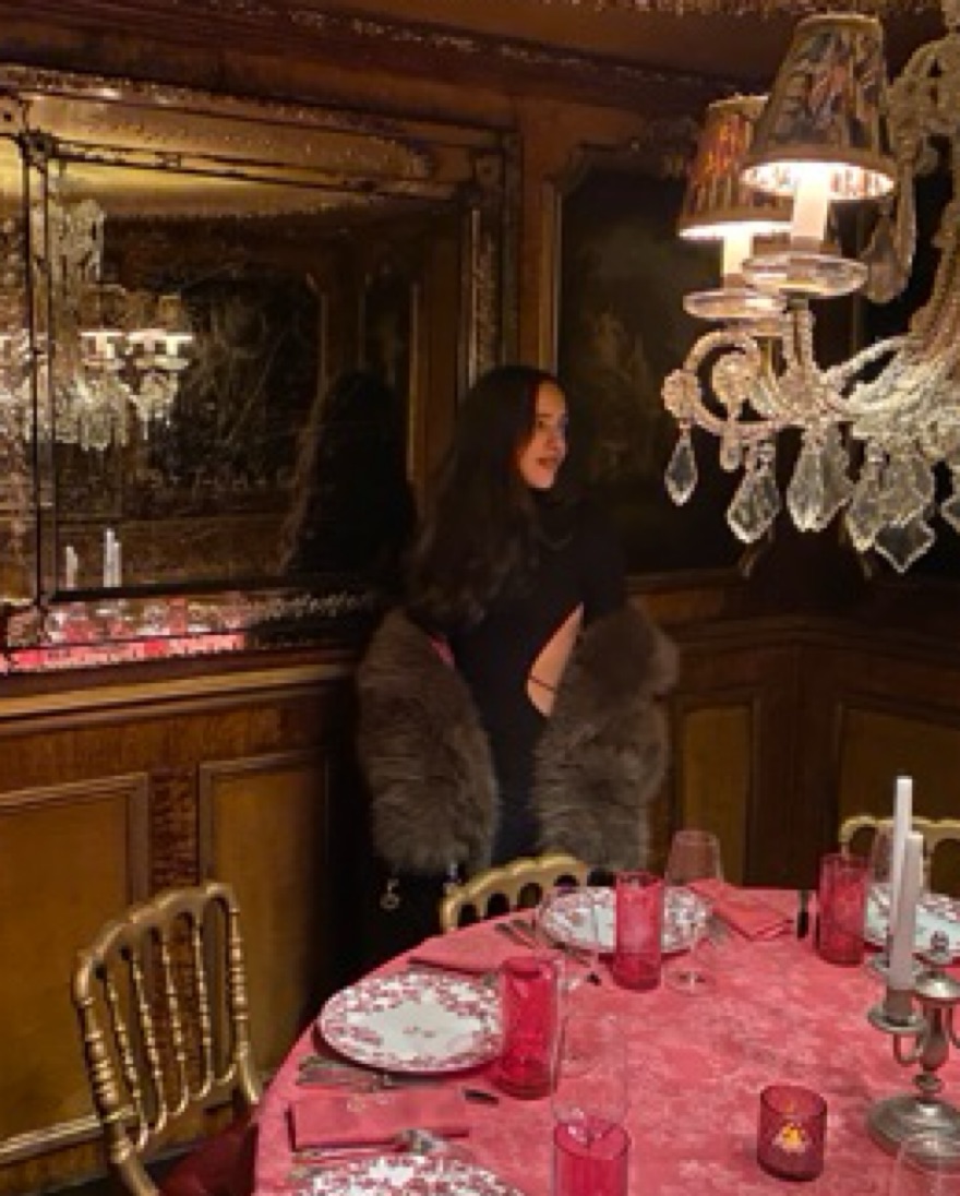 Mango Oversized Faux Fur Coat Brown - Image 3