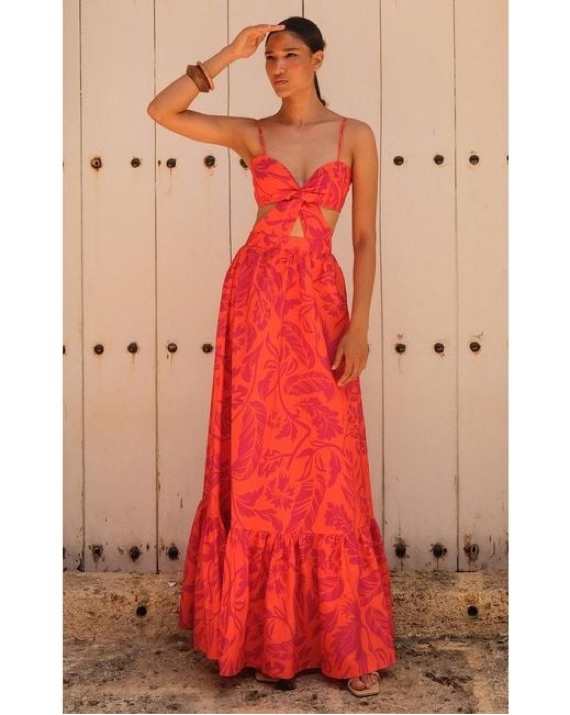 Andres Otalora Rabat Cutout Maxi Dress - Image 2