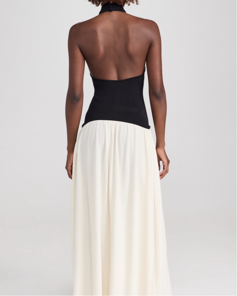 Solid & striped The Halter Soglio dress by Solid & Striped - Pickle