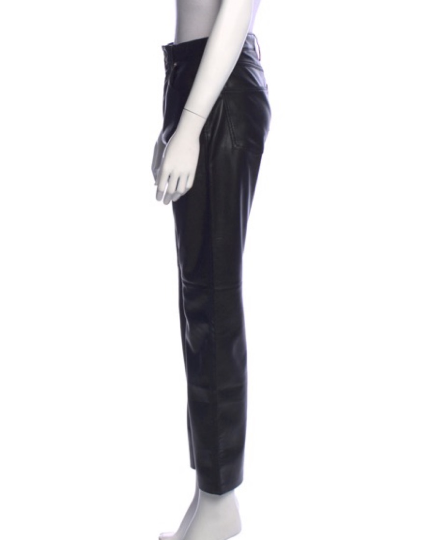 Black Nanushka Straight Leg Pants - Image 2