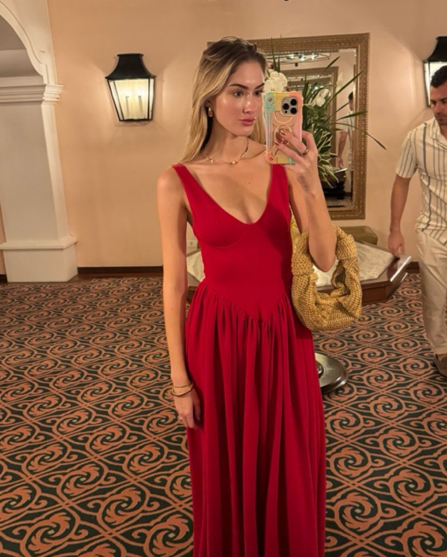 Delfi Isadora Red Dress by Delfi Collective - Pickle