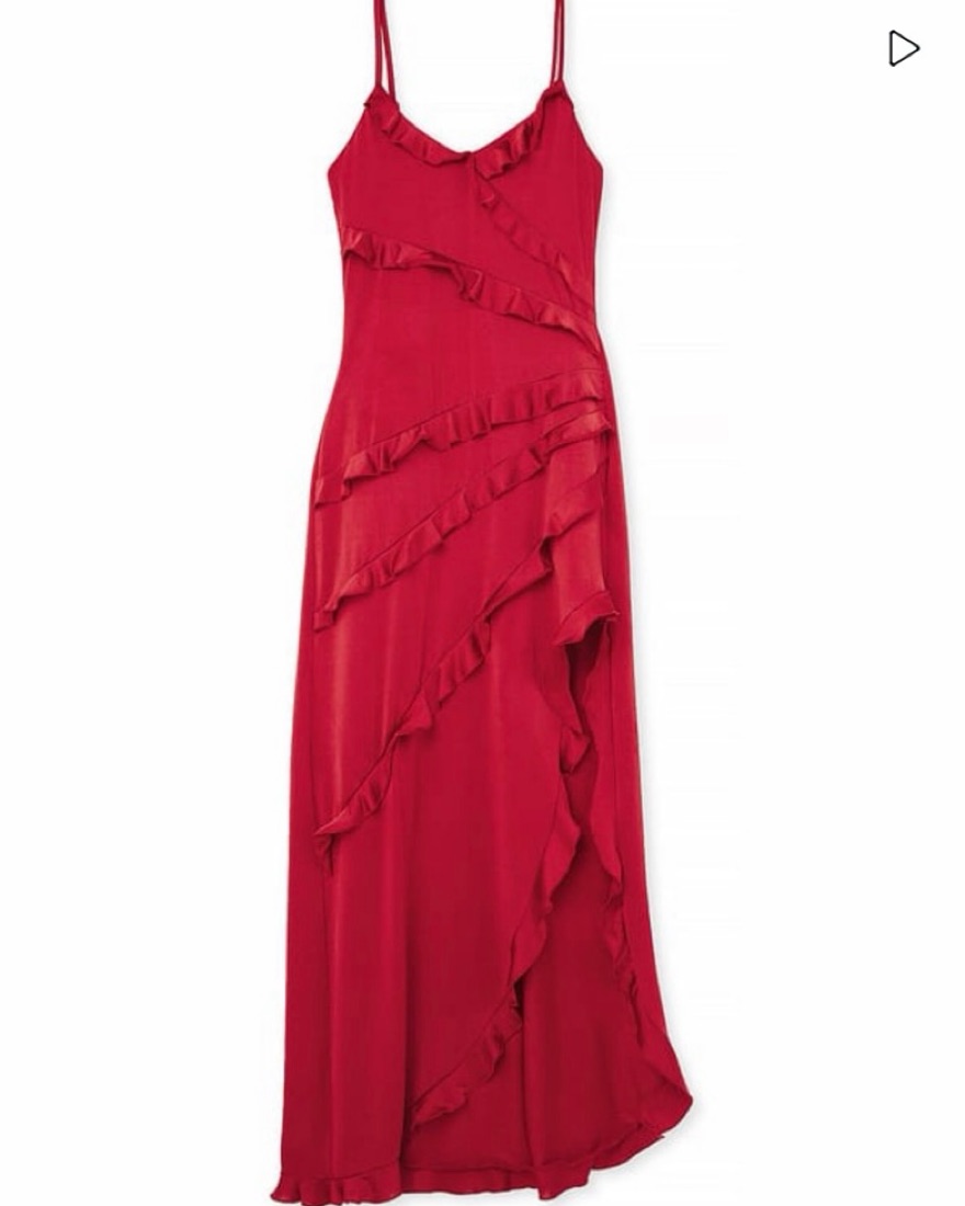 white christmas dresses Nakd Plunge V-Neck Chiffon Dress Black XX-Large-42