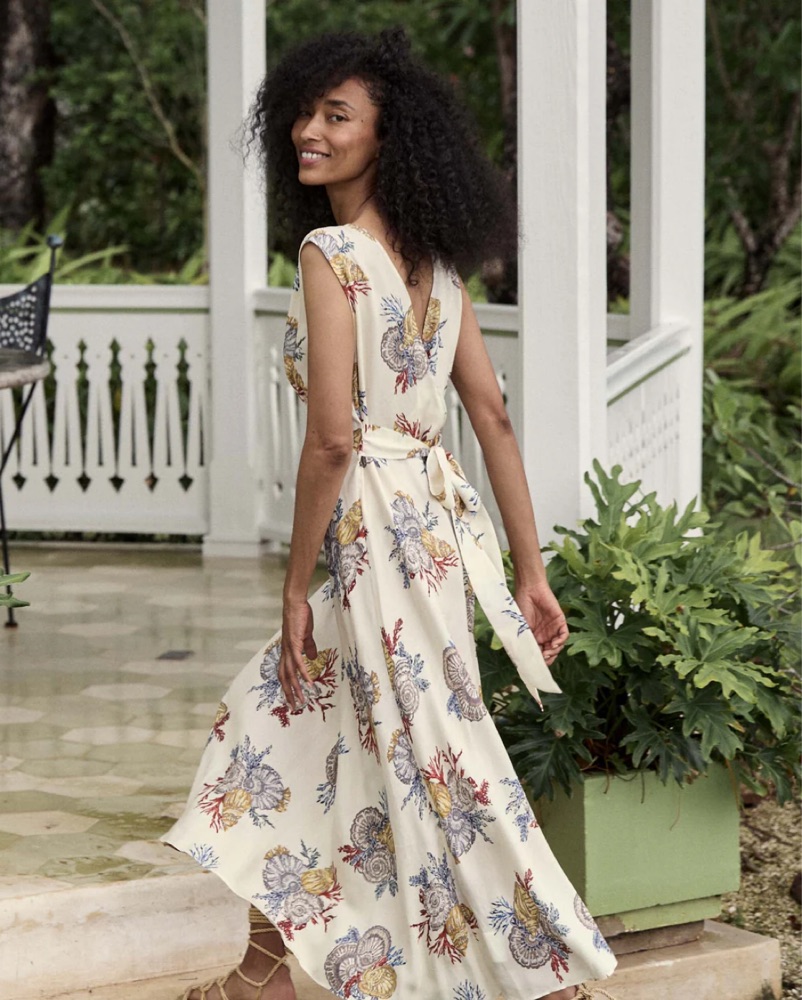 doen beaded dress Dash and Dot - BEADED DRAPED GOWN main image 0