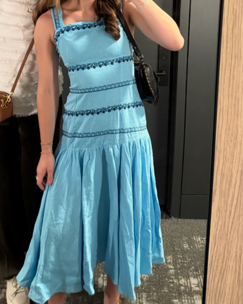floral formal dress blue Blue A-Line Spaghetti Straps Floral Jacquard Satin Long Prom Dresses with Keyhole Blue / 4