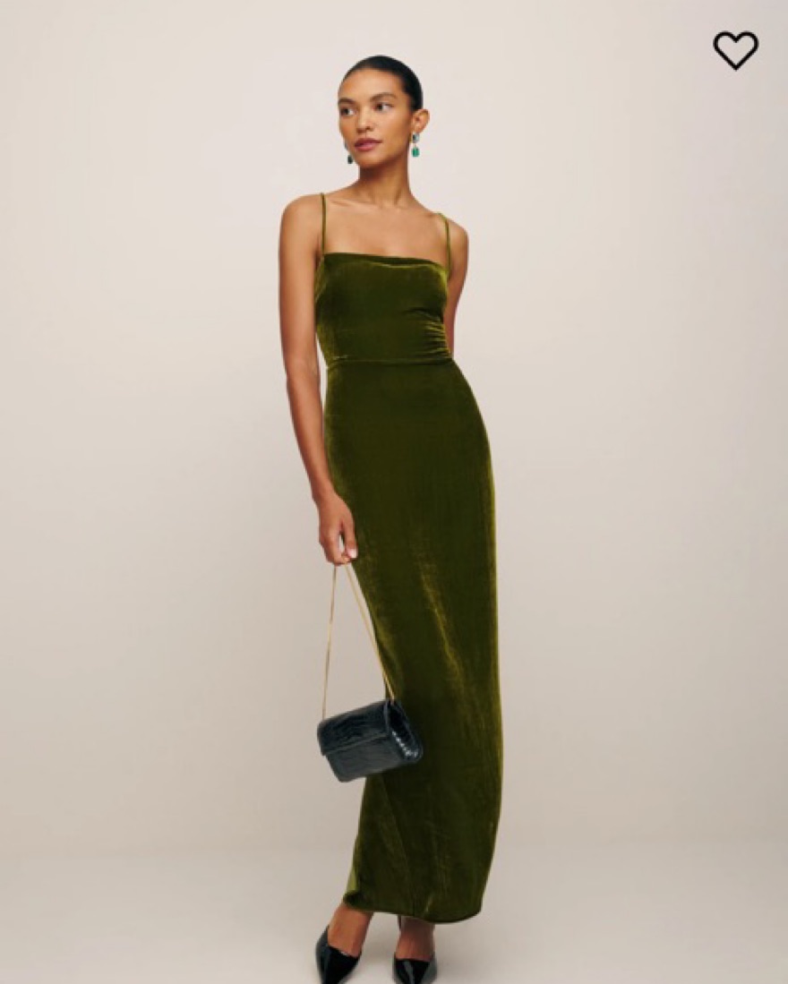 slim fit dress slacks Twist Neck Open Front Velvet Draped Gown main image 0