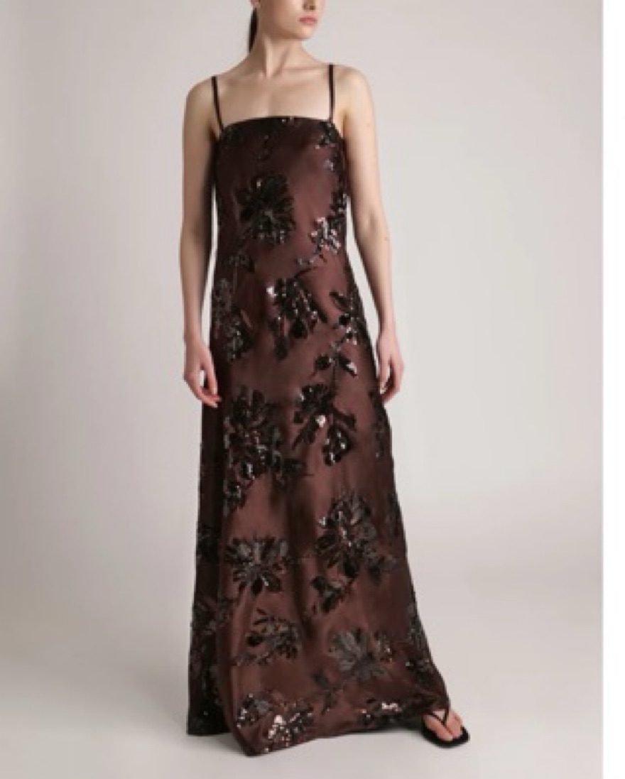 Brown Sabina Musayev Dress by Sabina Musayev - Pickle