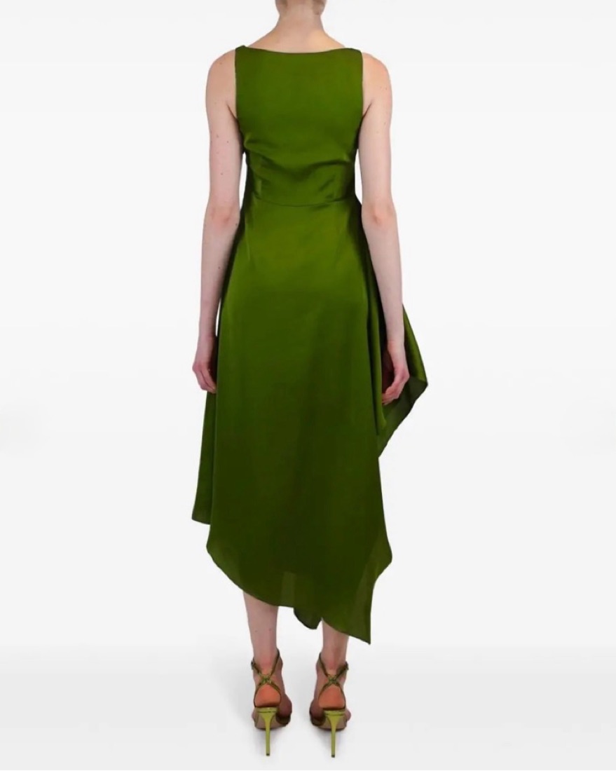 Azeeza Green Midi Dress by Azeeza - Pickle