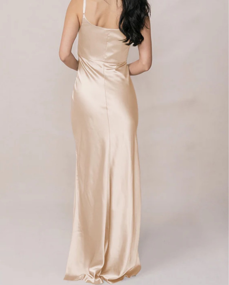 sachin and babi light blue dress The Most Stunning Champagne Bridesmaid Dresses in Every Style