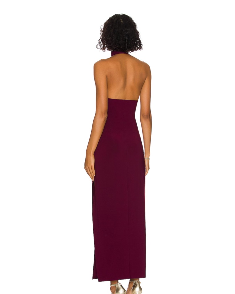 Norma Kamali Plum Midi Dress by Norma Kamali - Pickle