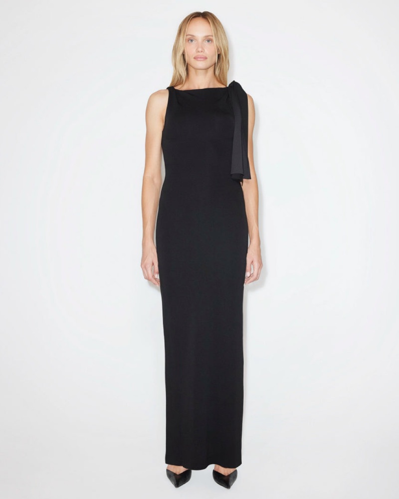 knee length dresses for ladies Khy Sueded Maxi – Boutique Brags