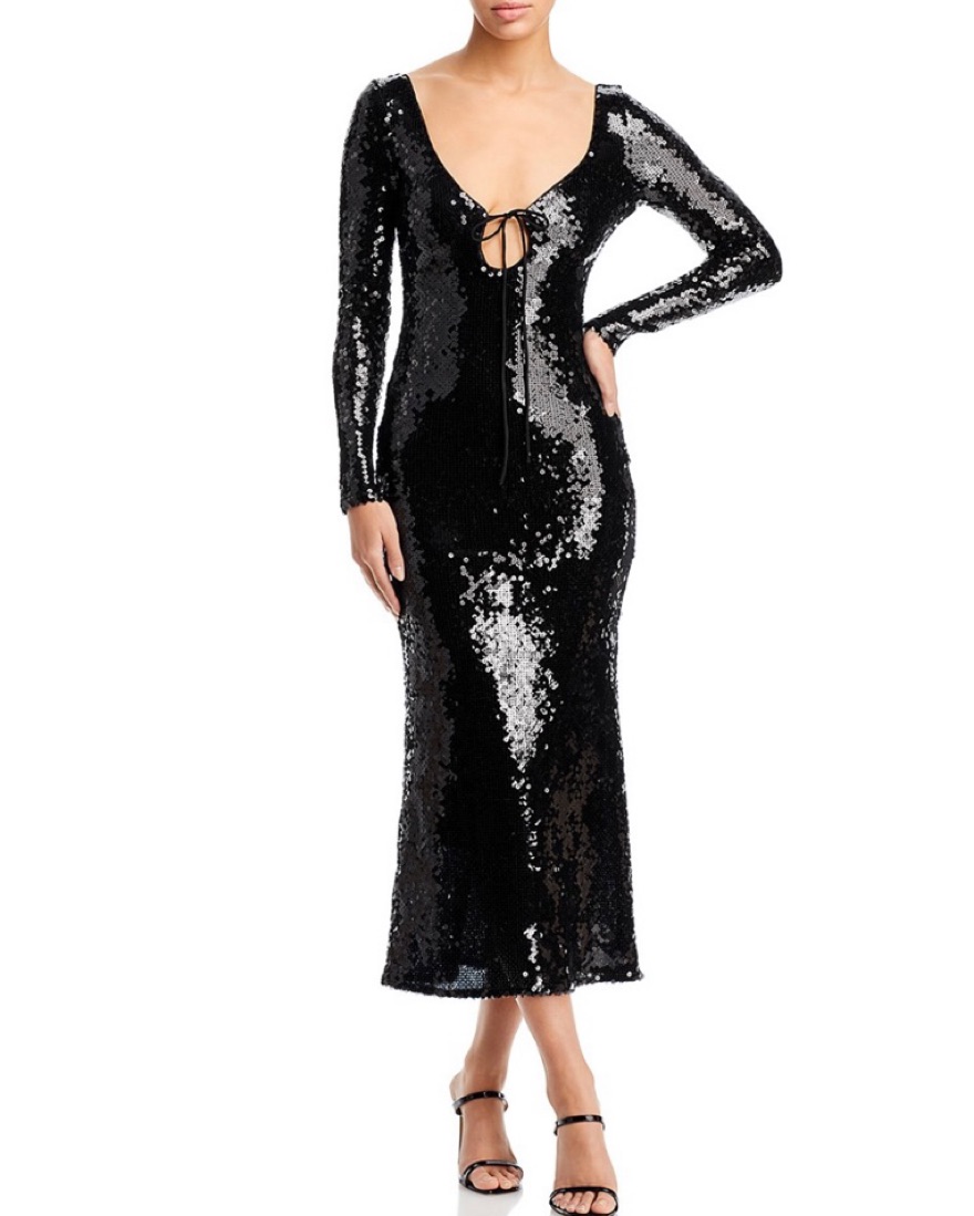 BARDOT Verona Sequin Maxi Dress - Image 1