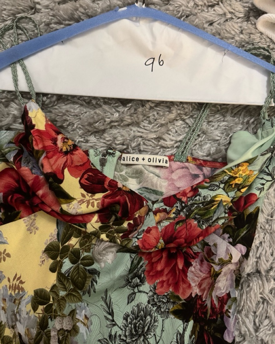 Vibrant Floral Alice + Olivia Maxi Dress by Alice & Olivia - Pickle