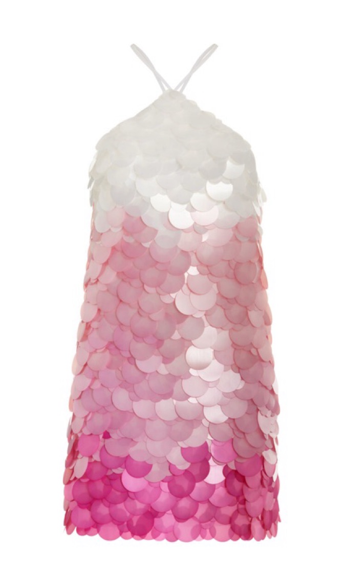 miu miu pink slip dress Miu Miu Pink Embroidered Voile Slip Dress