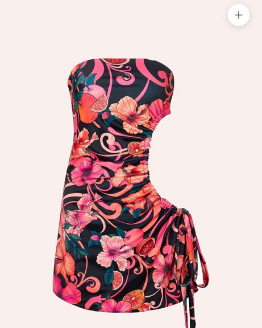 knee length dresses for ladies Amanda Uprichard Ace Dress in Rose main image 0