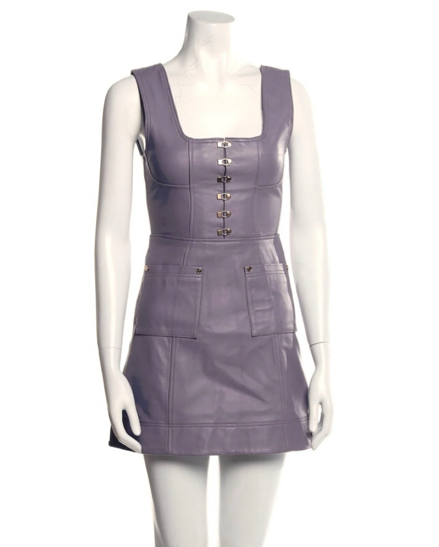 Alice McCall Leather Mini Dress by Alice McCall - Pickle