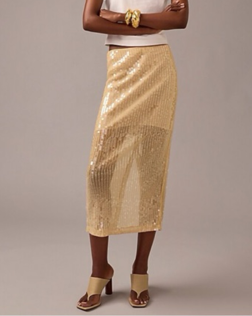 J. Crew Collection Layered Sequin Skirt - Image 2