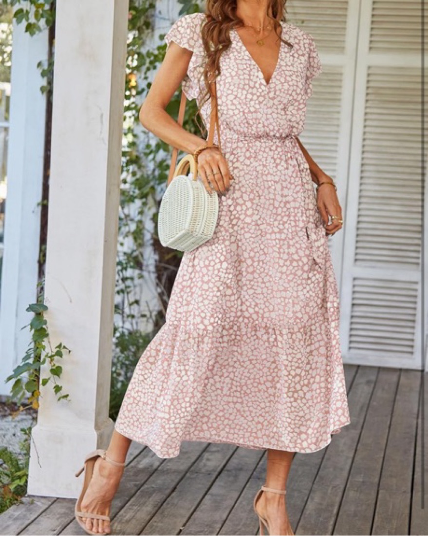 Whimsical Floral Midi Dress - Image 3