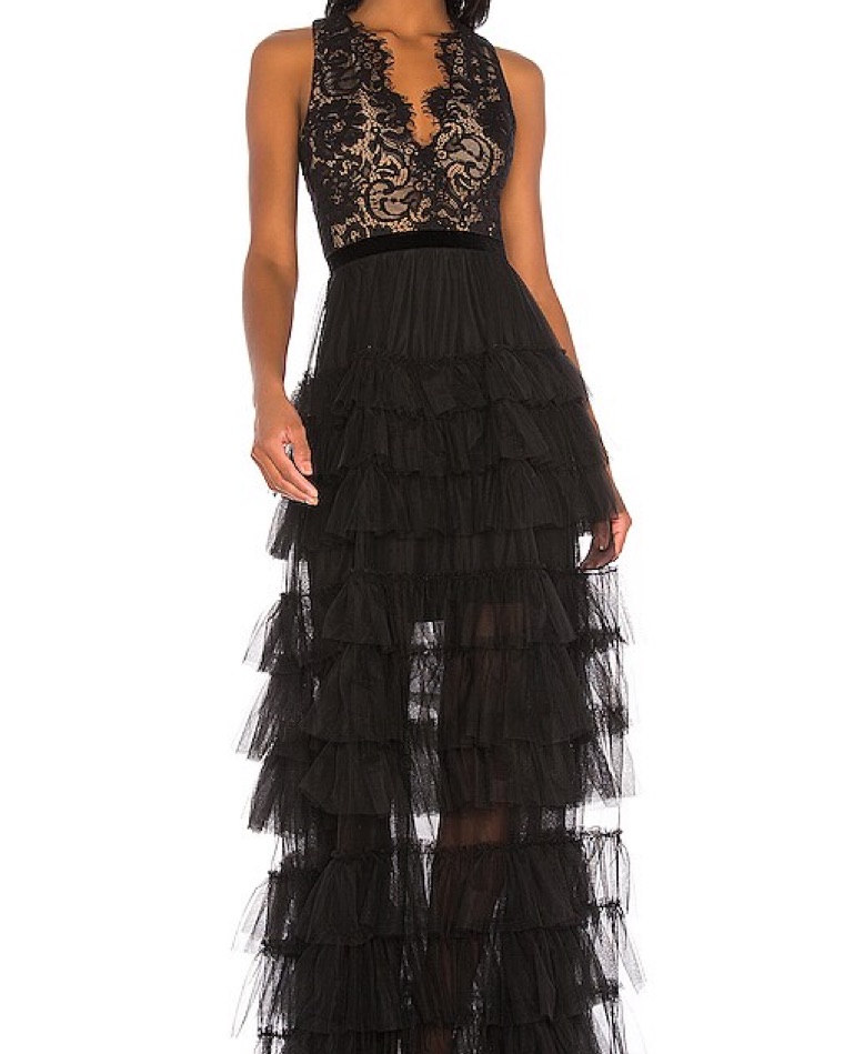 BCBGMAXAZRIA Long Evening Dress by BCBGMAXAZRIA - Pickle