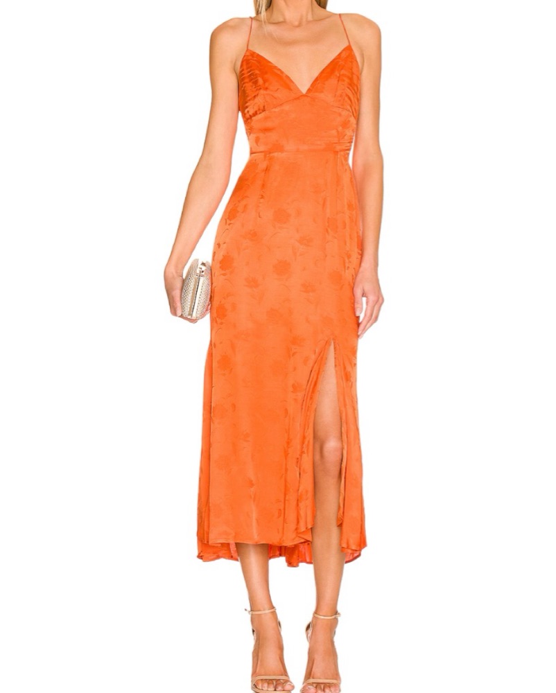 knee length dresses for ladies Francesca Floral Fit & Flare Midi Dress main image 1