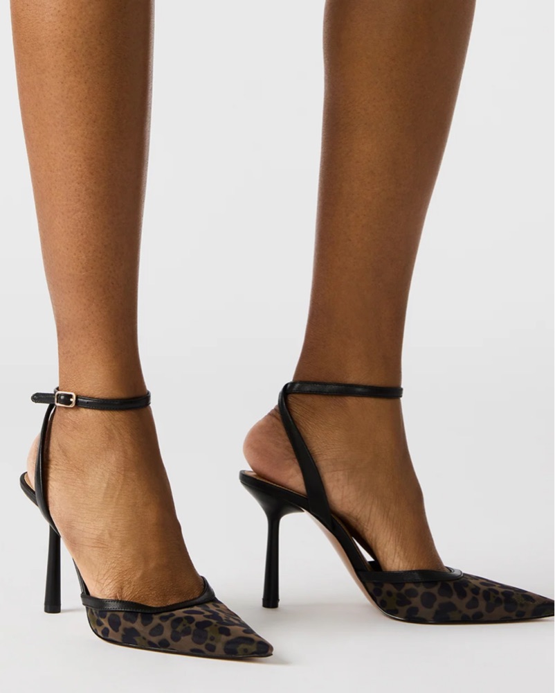 Steve Madden Alliance Leopard Mesh Heels - Image 2