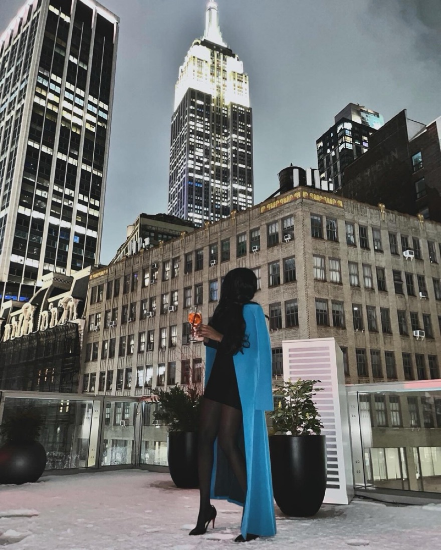 Milly Floor Lenght Open Front Jacket - Image 1