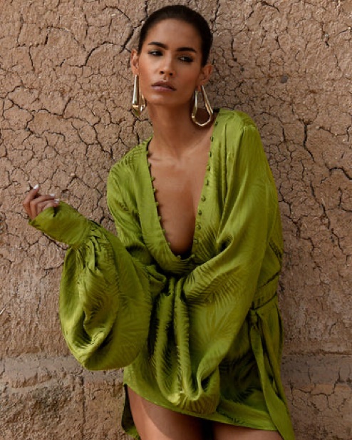 Rat & Boa Harlequin Dress - Image 1