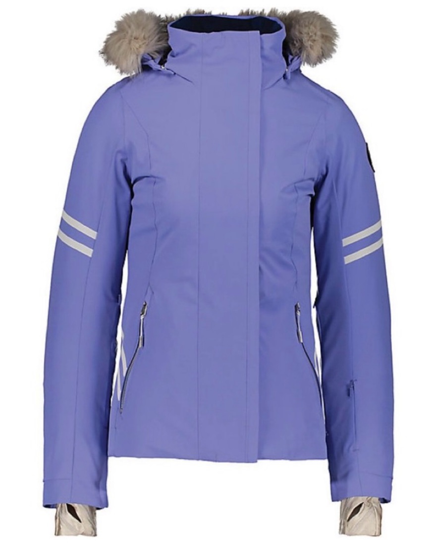 Obermeyer Purple Ski with Faux Fur Trim - Image 2