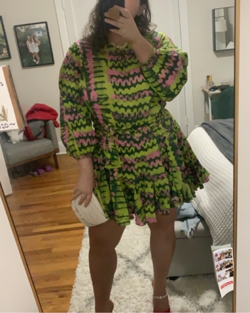 RHODE Green And Pink Dress - Image 1