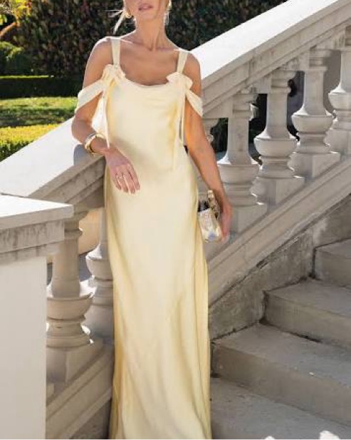 knee length dresses for ladies Faith Maxi Dress ~ Dune Chiffon – Show Me Your Mumu main image 0