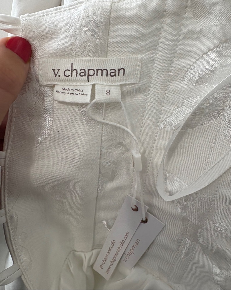 V. Chapman White Strapless Mini Dress by V. Chapman - Pickle