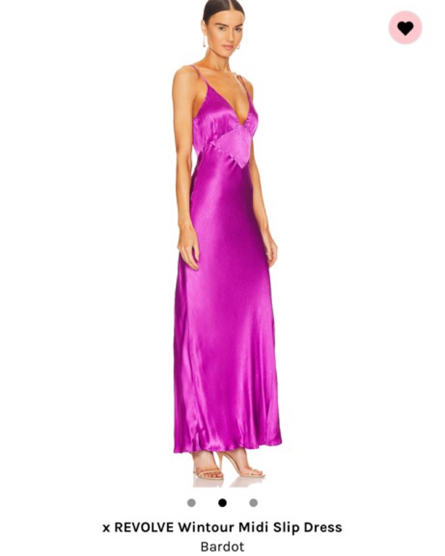 Purple Gold Revolve X Bardot Formal Dres by Revolve - Pickle
