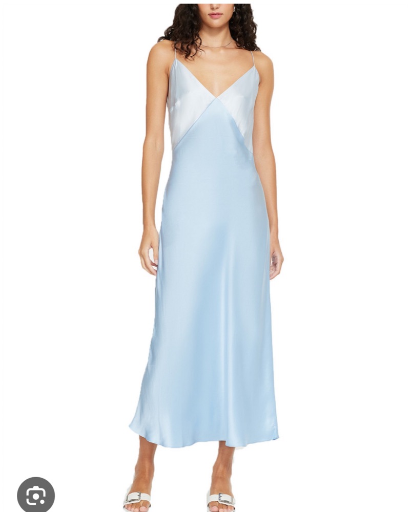 Ginia Silk Maxi Dress (Eclipse) by Ginia - Pickle