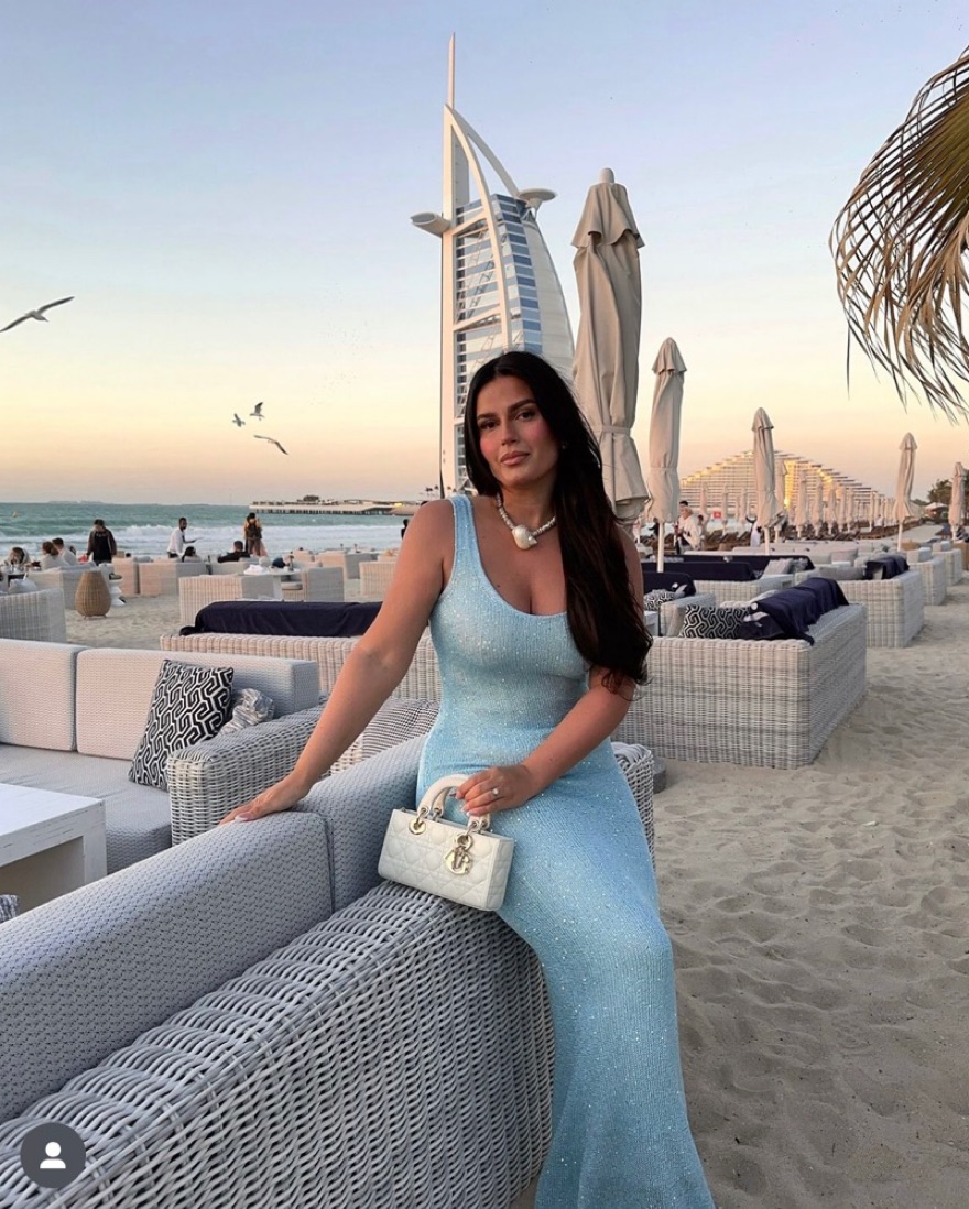 Asta Resort ANA DRESS - BAIA BLUE SEQUIN - Image 2