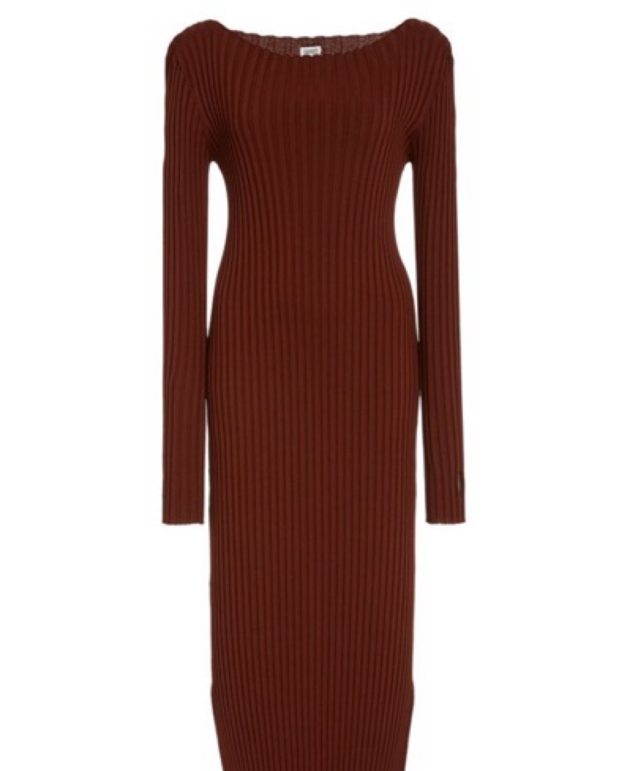 Toteme Brown Orville Dress by Toteme - Pickle