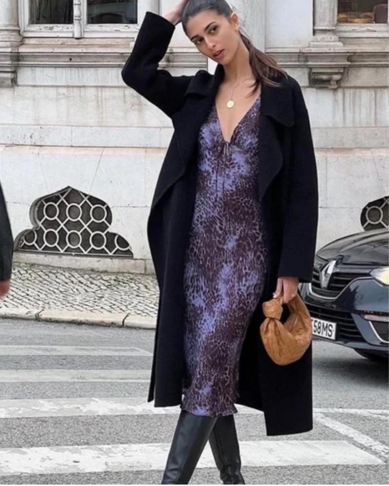 open lace back dress Cinematic Sequin Mini Dress | Leopard | Womens main image 1