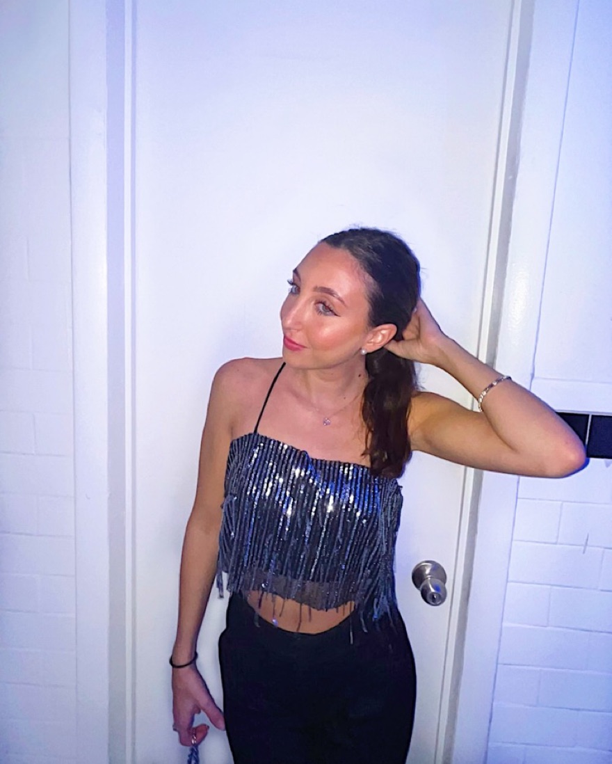 Zara Sparkly Fringe Top  - Image 2