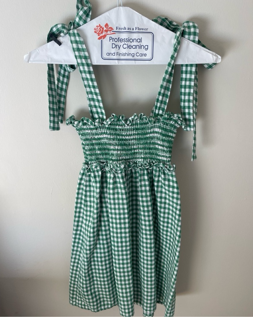 Reformation Dawson Green Mini Dress by Reformation - Pickle