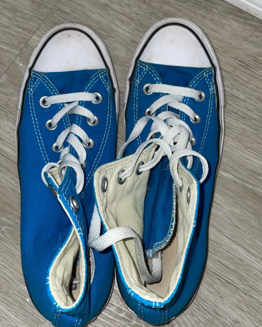 Electric Blue Converse  - Image 3