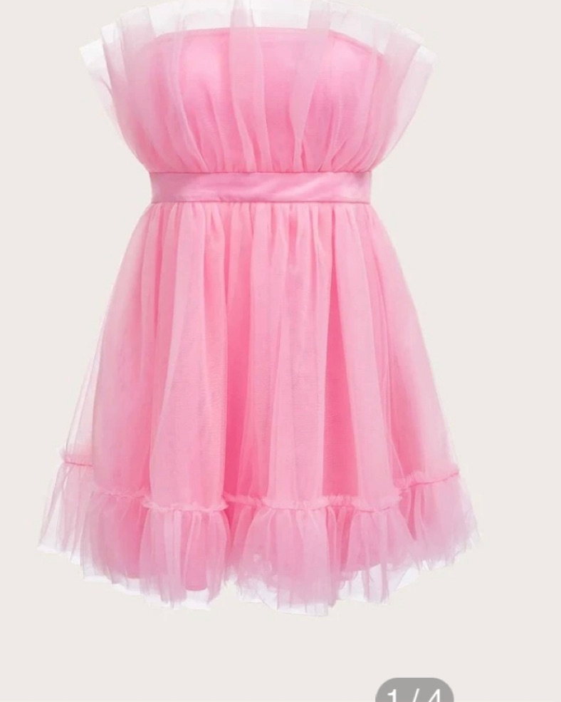 Pink Mini Dress - Image 1
