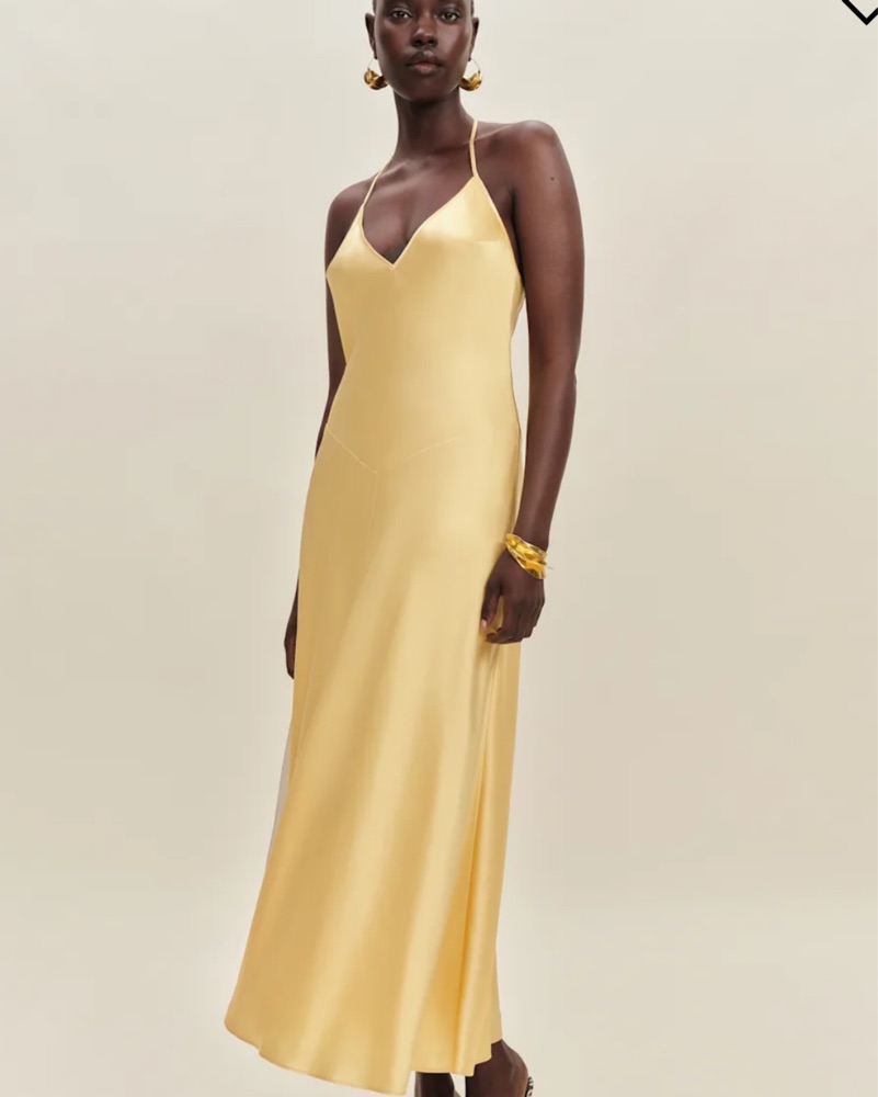 slim fit dress slacks Simple Satin Gold Long Prom Dress, Gold Satin Long Formal Dress US 12 / Custom Color / B