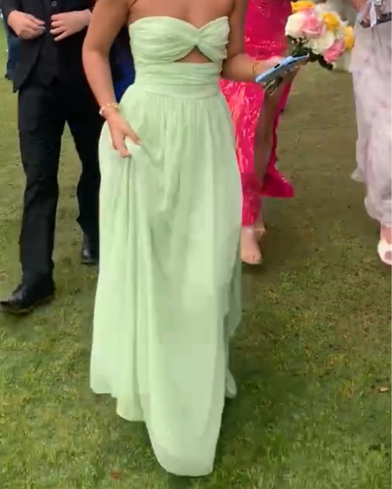 slim fit dress slacks Katie May | Talladega Gown - Aqua