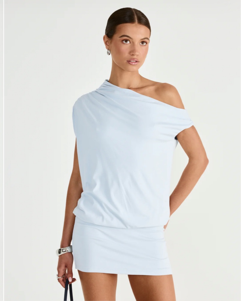 charcoal blue dress Cecilia Srensen Alber Dress Charcoal