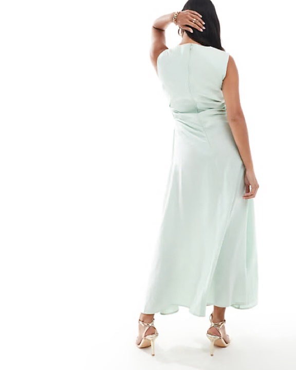 Fitted Dress W Gold Hardware W Cut Out by Cult Gaia - Pickle