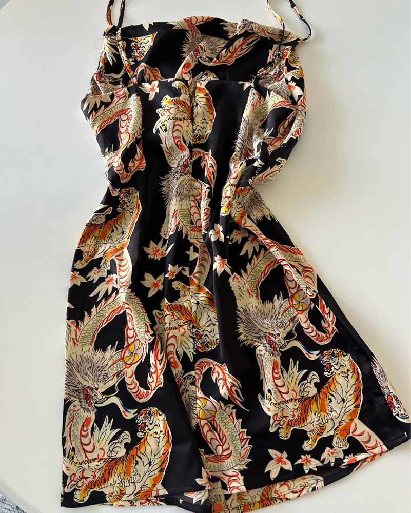 Urban Outfitter Tiger Slip Dress by Urban Outfitters - Pickle