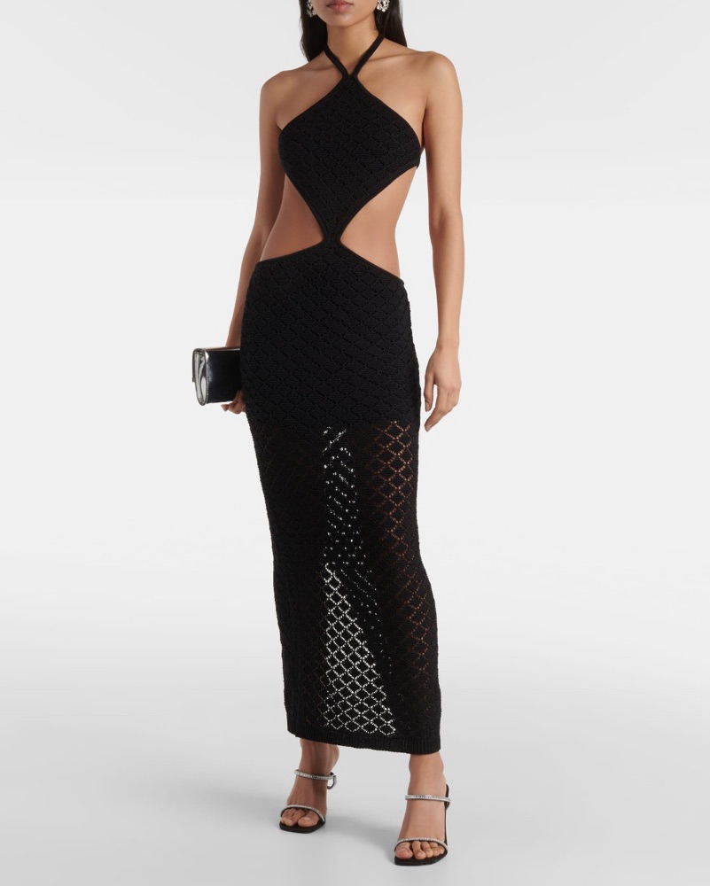 Bananhot Diamond Halter Dress by Bananhot - Pickle