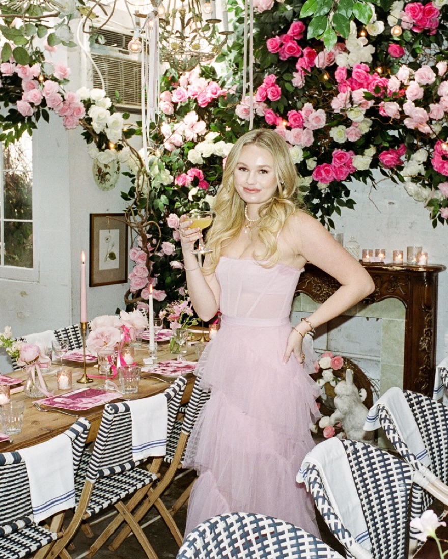 BCBG Tulle Gown Pickle