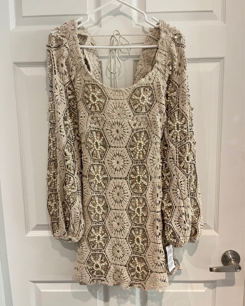 beaded crochet dress Vinnie Dress In Beaded Crochet – Mister Zimi