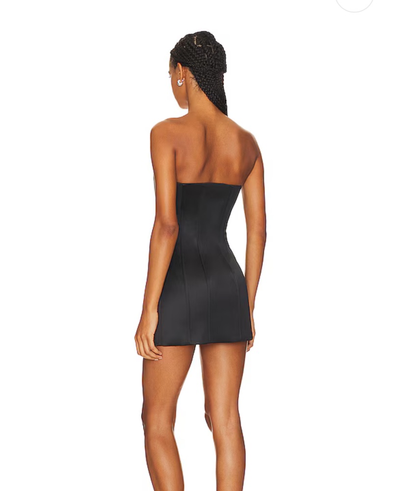 Danielle Guizio Black Mini Corset Dress by Danielle Guizio - Pickle