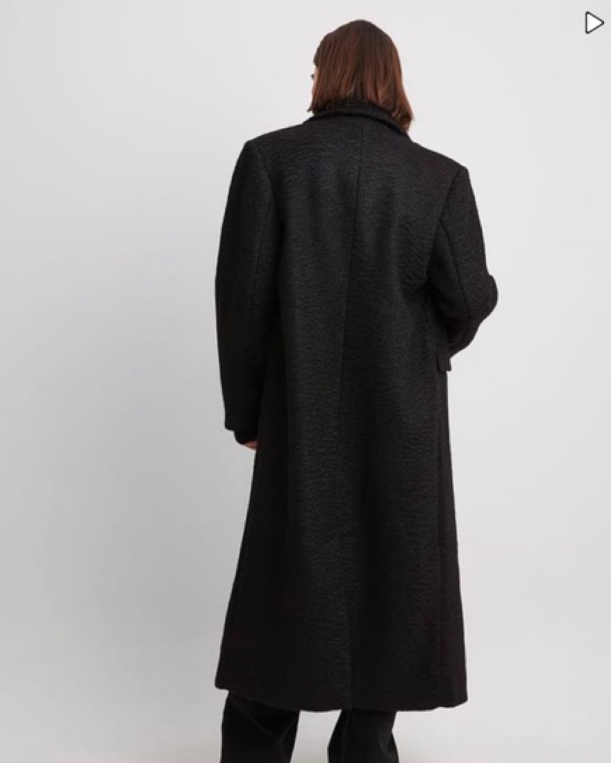 Black Long Coat - Image 2